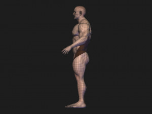 base mesh body builder 2 3D Model