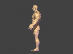 Bodybuilder base mesh 3D मॉडल