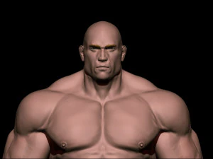 Bodybuilder base mesh warriors 3D Model