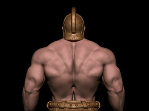 Bodybuilder base mesh warriors 3D 모델