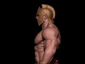 Bodybuilder base mesh warriors 3D 모델