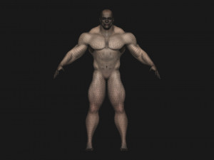 Base mesh male Modèle 3D