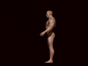 Base mesh male Modèle 3D