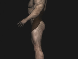Base mesh male Modèle 3D