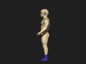 Boy bodybuilder 3D Модель