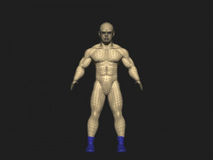 Boy bodybuilder 3D Модель