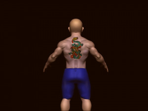 Boy bodybuilder 3Dモデル