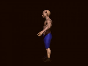 Boy bodybuilder 3Dモデル