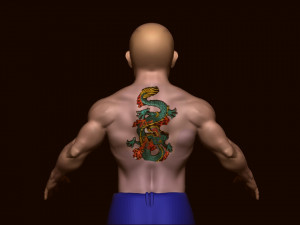 Boy bodybuilder 3Dモデル