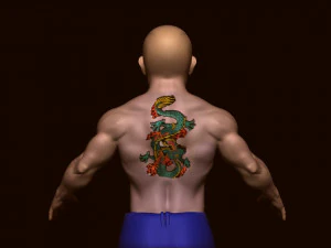 Boy bodybuilder 3D Model