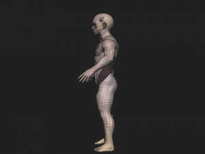 Boy bodybuilder 3D Model