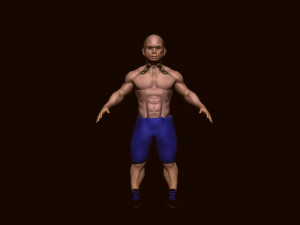 Boy bodybuilder 3Dモデル