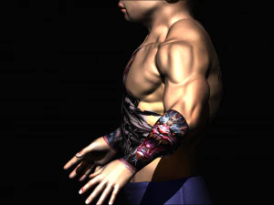 Boy bodybuilder 3D Model