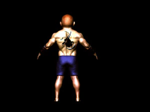 Boy bodybuilder 3D Model