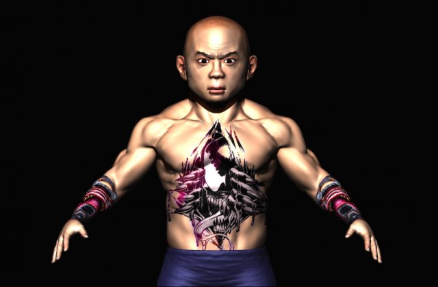 Chinese boy 3D Model .c4d .max .obj .3ds .fbx .stl .blend 