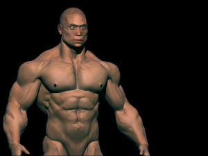 Chinese bodybuilder 3Dモデル