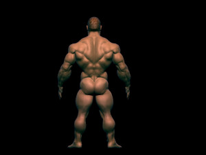 Chinese bodybuilder Modelo 3D