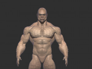 Chinese bodybuilder Modelo 3D