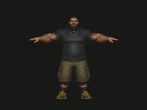 Bodybuilder 3D Model
