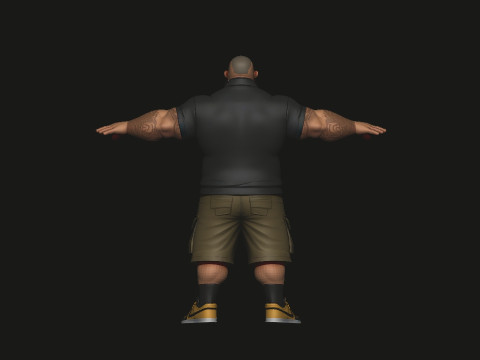 Fisiculturista Modelo 3D