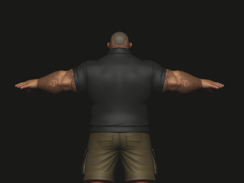 Fisiculturista Modelo 3D