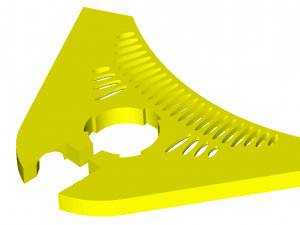 anycubic kossel delta plus corner fills fits 240mm dia version and light bars Modello di stampa 3D