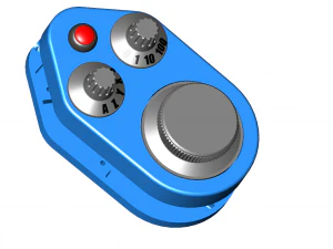 mpg 펜던트 CNC 수동 제어 3D 프린트 모델
