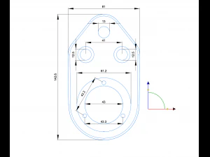 mpg 펜던트 CNC 수동 제어 3D 프린트 모델