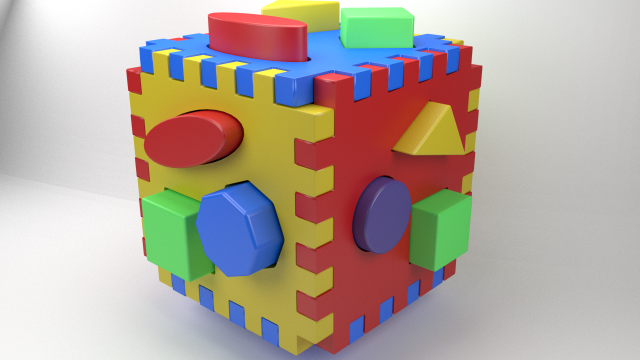cube logic Modèle 3D .c4d .max .obj .3ds .fbx .stl .blend 