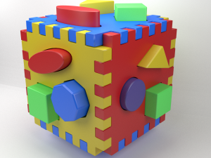 cube logic 3D 모델