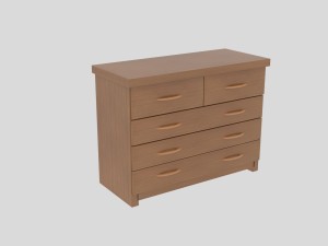 dresser 3D 모델