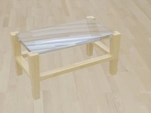 mesa de centro Modelo 3D
