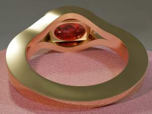 ruby ring 3D Принт Модель