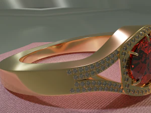 cincin rubi Model Cetak 3D