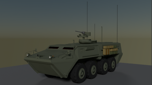 armored personnel carrier apc Free 3D Model in Heavy Equipment