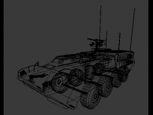 armored personnel carrier apc Modelo 3D