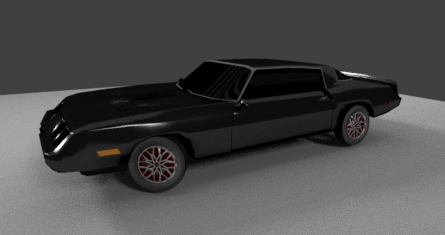 1979 firebird no interior 3Dモデル .c4d .max .obj .3ds .fbx .stl .blend 