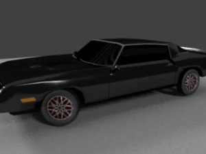 1979 Жар-Птица без салона 3D Модель