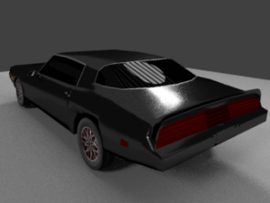 1979 firebird no interior 3Dモデル