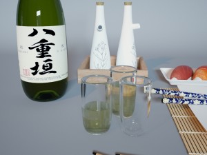 sushi set Modelo 3D