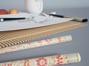 sushi set Modelo 3D