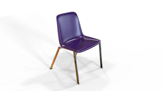 clear plastic chair 3D Model .c4d .max .obj .3ds .fbx .stl .blend