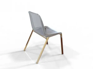 clear plastic chair 3D Model