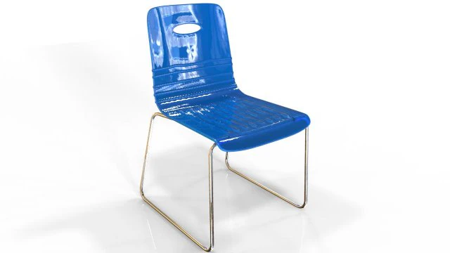 back-open chair 3D Model .c4d .max .obj .3ds .fbx .stl .blend 