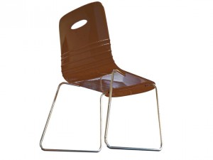 back-open chair Modello 3D