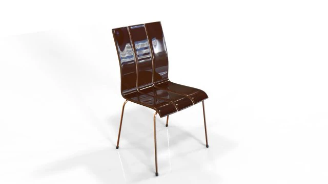 three leaf chair 3D Model .c4d .max .obj .3ds .fbx .stl .blend 