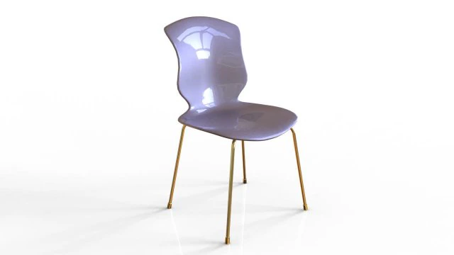 wave chair 3D Model .c4d .max .obj .3ds .fbx .stl .blend 