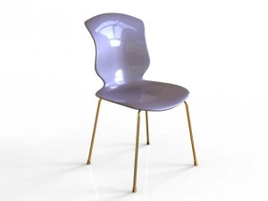 dalga sandalye 3D Model