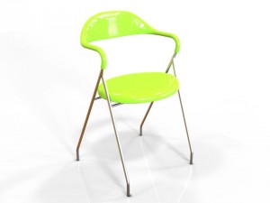 b chair 3D Model