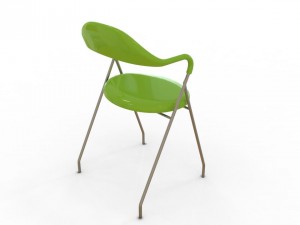 b chair 3D Model